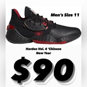 Adidas Harden Vol4 Chinese new year Men’s size 11